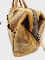 crazy horse leather duffel bag