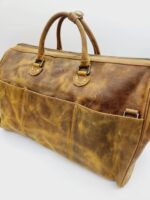 crazy horse leather duffel bag