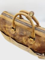 crazy horse leather duffel bag