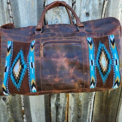 Unique durable leather duffel bag travel bag, womens travel bag, western bag, leather mens bag (17)