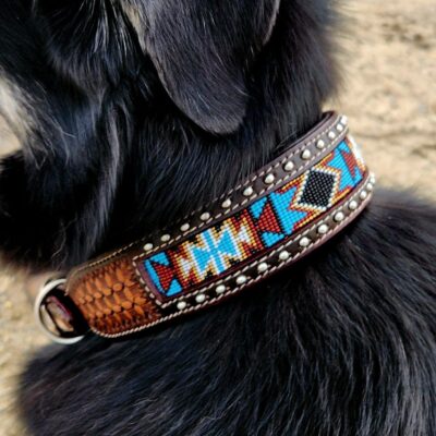 leather dog collars for sale premium leather dog collars durable ranch hand (9)