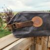 Rundle Blue Western Canvas Toiletry Bag - Classic Travel Dopp Kit by Ranch Hand - view 5