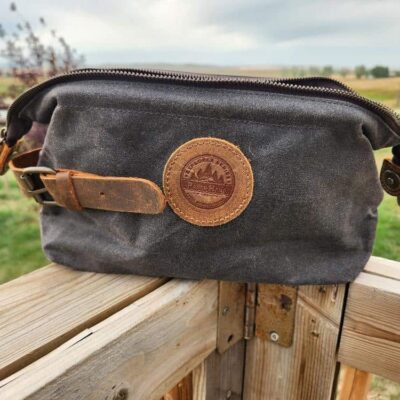 waterproof toiletry bag wax canvas rugged travel bag shaving kit travel kit (7)