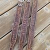 Dog Collar leather Asshole Dog Collar Funny Bad Dog Leather Collars Funny gift for dog owner blue feather dog collar (10)