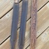 Dog Collar leather Asshole Dog Collar Funny Bad Dog Leather Collars Funny gift for dog owner blue feather dog collar (12)
