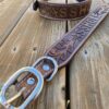 Dog Collar leather Asshole Dog Collar Funny Bad Dog Leather Collars Funny gift for dog owner blue feather dog collar (15)