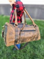 Leather duffel bag for kids, kids bag, tote bag western purse laptop bag ranch hand (23)