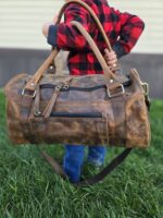 Leather duffel bag for kids, kids bag, tote bag western purse laptop bag ranch hand (27)