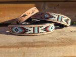 leather dog collars with beads unique western dog collars leather collars for dog (14)