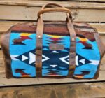 A Saddle Blanket Leather Cowhide bags weekend bag duffel bags tote purse crossbody western fashion travel bag diaper bag western diaper (28)