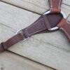 Leather headstall rough out buckstitch breast collar western horse tack for sale (60)