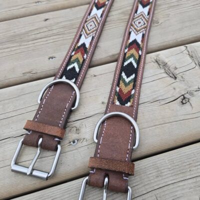 Leather headstall tooled bridle split ear western horse tack wither strap red buckstitch (64) dog collar western dog collar breast collar horse western