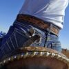 Leather Belt - The Maverick Western Belt - view 3