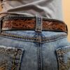 Leather Belt - The Maverick Western Belt - view 7