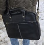 leather laptop bag paper bag leather messenger bag (2)