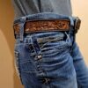 Leather Belt - The Herdsmen Western Belt - view 5