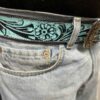 Leather Belt - Ocean Drift Western Belt - view 7
