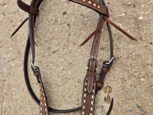 wester n headstall bridle leather roughout western headstall buckstitch breast collar western (10)