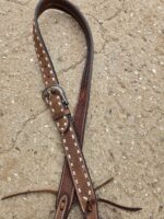 wester n headstall bridle leather roughout western headstall buckstitch breast collar western (14)