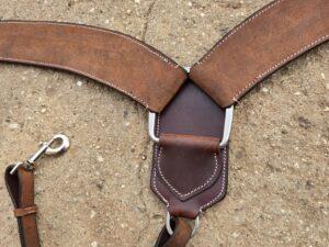 wester n headstall bridle leather roughout western headstall buckstitch breast collar western (2)