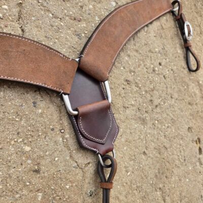 wester n headstall bridle leather roughout western headstall buckstitch breast collar western (8)