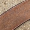 Chocolate Roughout Leather Breast Collar - view 3
