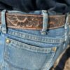 Leather Belt - Wildflower - Western Belt - view 4