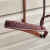 Leather Noseband / Tiedown - Basketweave Tooling