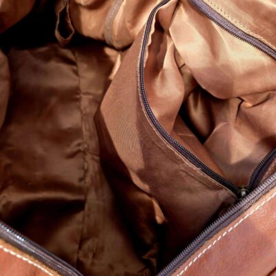 Leather Duffel bag travel bag carry on luggage western bag western duffel (25) macerick leather bag handmade