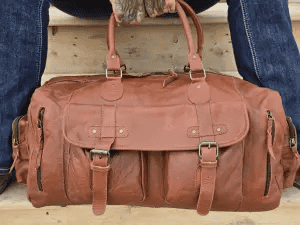 voyager mens duffel bag mens leather bag by ranch hand leather bag dudes gym bag carry on bag 7