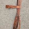 Wild Cactus - Browband Headstall with Cactus Tooling - view 7