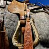 Romel Reins - Black Rawhide with Natural Buttons - view 5