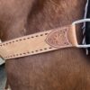 Stockman's Roughout Western Breast Collar with Brown Buckstitch - 3 Piece - view 5