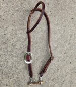 handcrafted western leather headstall cowboy style horse bridle romel reins (12)