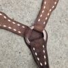 handcrafted western leather headstall cowboy style horse bridle romel reins (41)