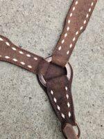 handcrafted western leather headstall cowboy style horse bridle romel reins (41)
