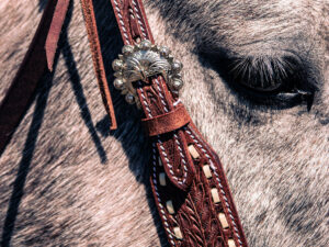 handcrafted western leather headstall cowboy style horse bridle romel reins (56)