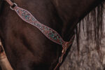 ranch hand breast collar western headstall weaver leather bridle NRS headstall (52)