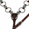 western metal ring breast collar