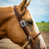 Outlaw Silver Concho One Ear Headstall - view 2