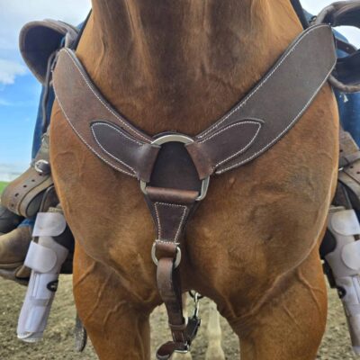 Ranch Hand HEadstall Leather Bridle Western breast collar roughout leather breast collar for sale (2)