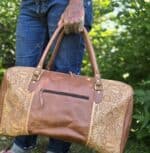 WESTERN DUFFEL BAGS Western travel bags western gym bag mens leather bag tooled leather bags (1)