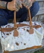 WESTERN DUFFEL BAGS Western travel bags western gym bag mens leather bag tooled leather bags (19)