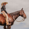Twisted Iron - One Ear Headstall with Rose Gold Metal Rings - view 6