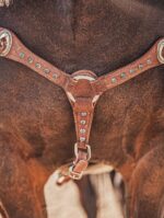 western metal ring headstall metal ring breast collar western horse tack ranch hand premium wenster bridle metal rings twisted iron (38)