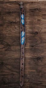 ranch hand western dog collars western collars for dogs leather dog collars cowboy dog shit (5)