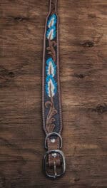 ranch hand western dog collars western collars for dogs leather dog collars cowboy dog shit (6)