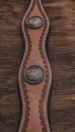 ranch hand western dog collars western collars for dogs leather dog collars cowboy dog shit (8)