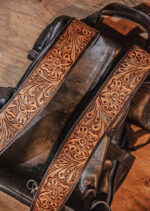 leather diaper backpack diaper bag western backpack handmade ranch hand (1)