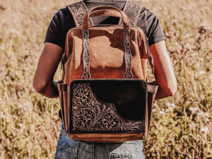 Cowgirl western diaper bag handmade from premium leather (10)